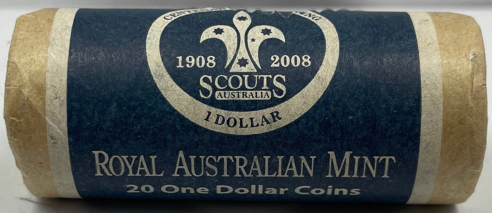 2008 One Dollar Coin Mint Roll Boy Scouts (Tails/Tails) product image