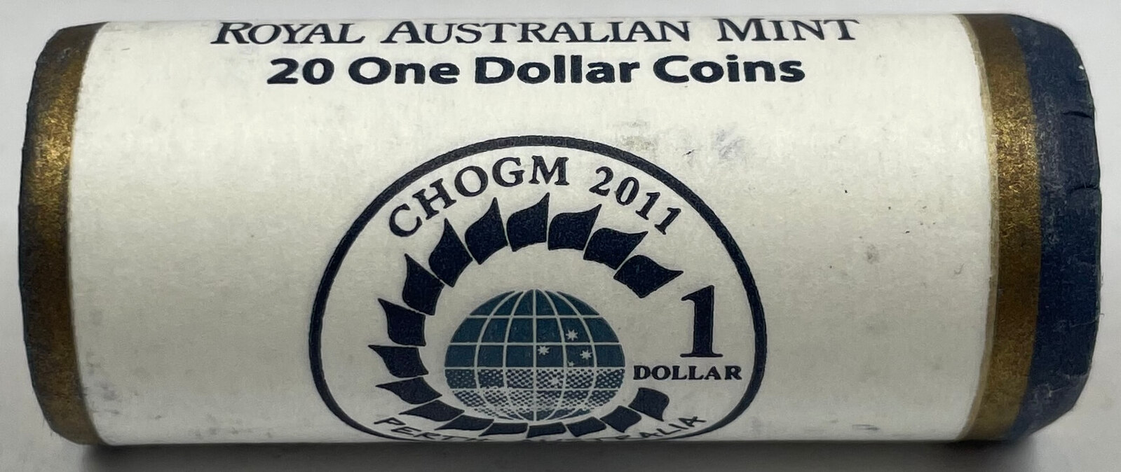 2011 1 Dollar Coin Mint Roll CHOGM Perth (Heads/Heads) product image