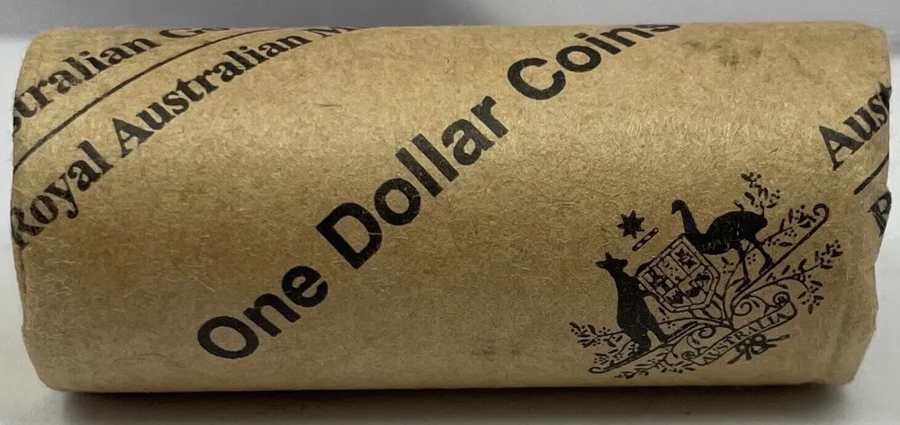 2020 1 Dollar Mint Roll Qantas Centenary (Heads/Heads) product image