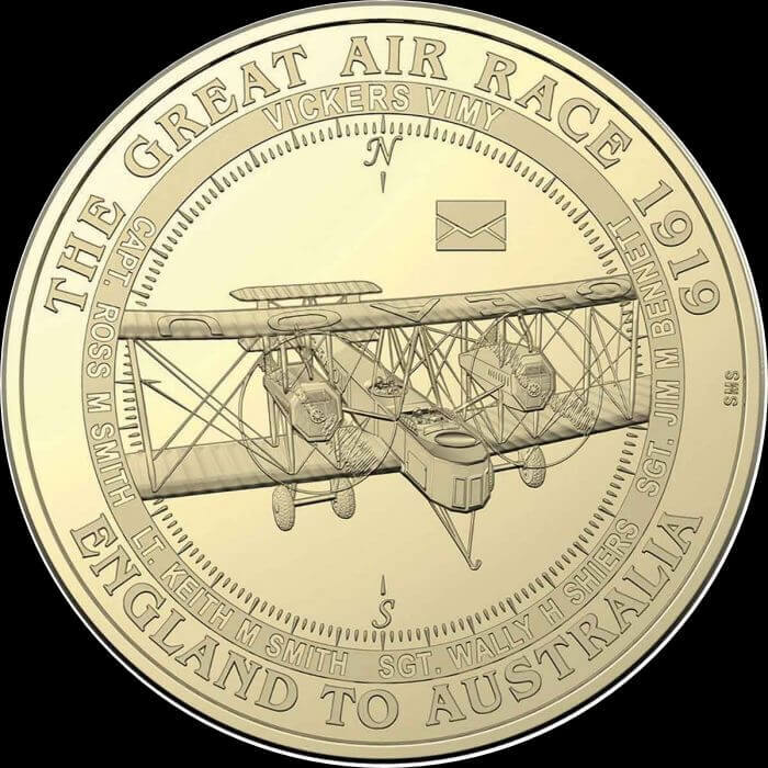 2019 1 Dollar PNC Vickers Vimy Flight Centenary product image