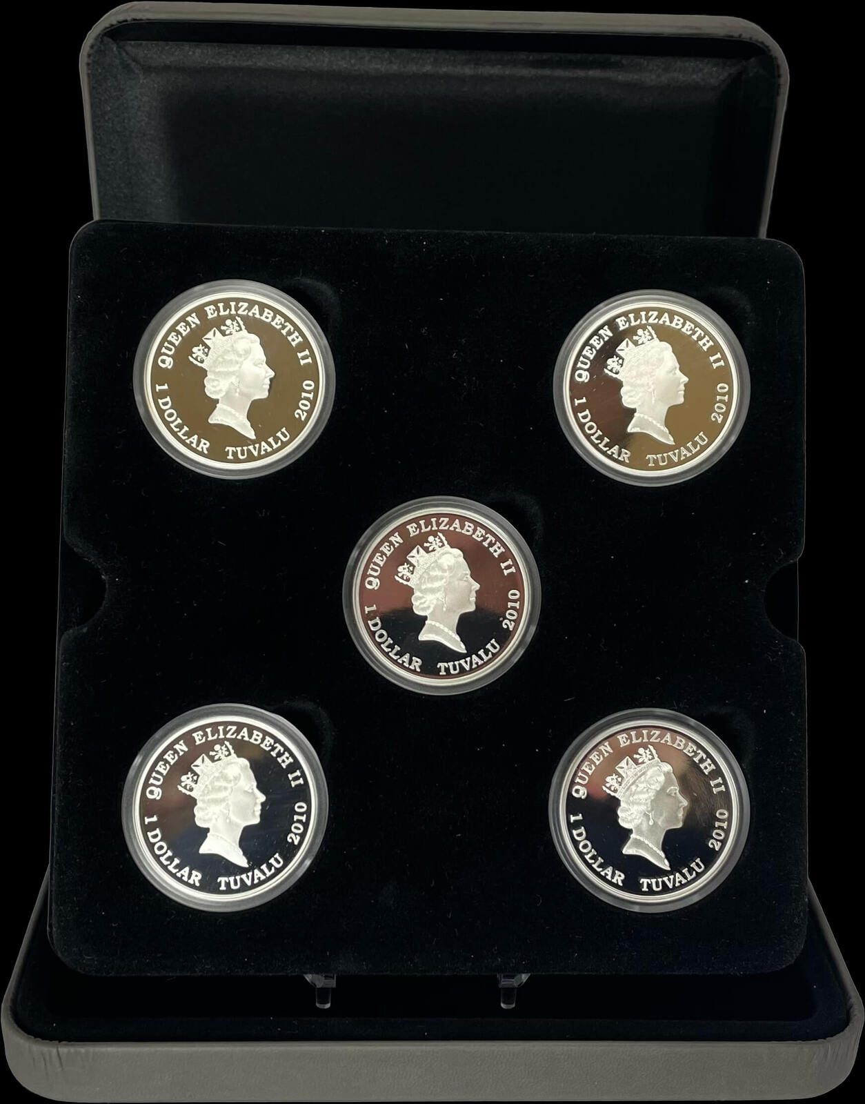 Tuvalu 2010 Silver 5 Proof Coin Set Famous Ballets product image