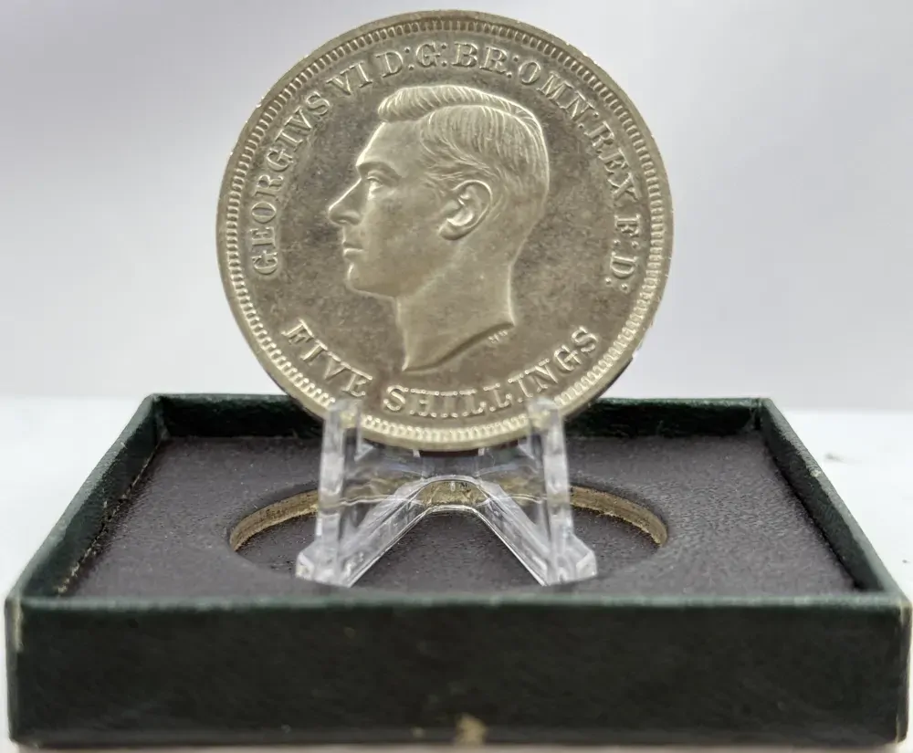 1951 Prooflike Crown George VI Festival of Britain Green Case product image