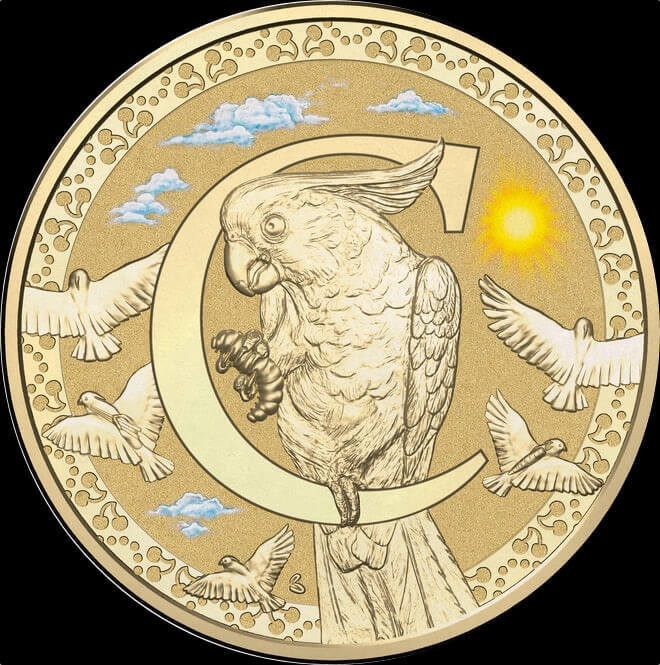 2016 1 Dollar Uncirculated Coin Alphabet C for Cockatoo product image