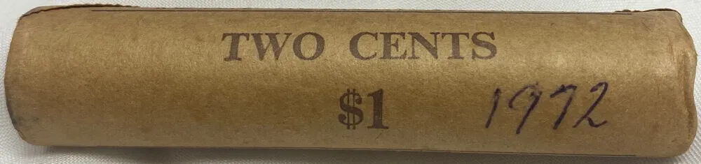 1972 Two Cent RAM Mint Roll Heads / Tails product image