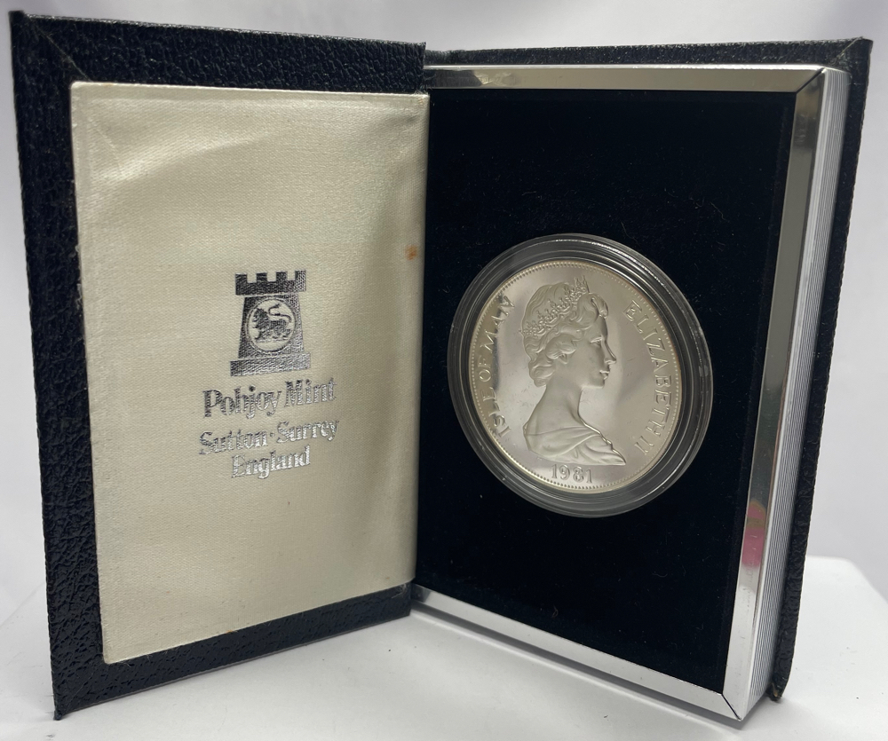 Isle of Man 1981 Silver Proof Crown Royal Wedding product image