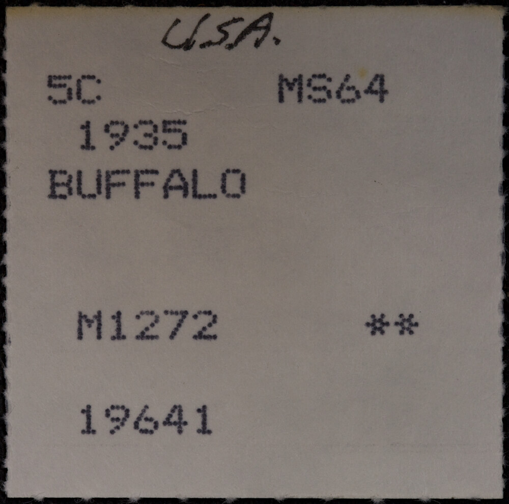 United States 1935 Buffalo Nickel Choice Uncirculated product image