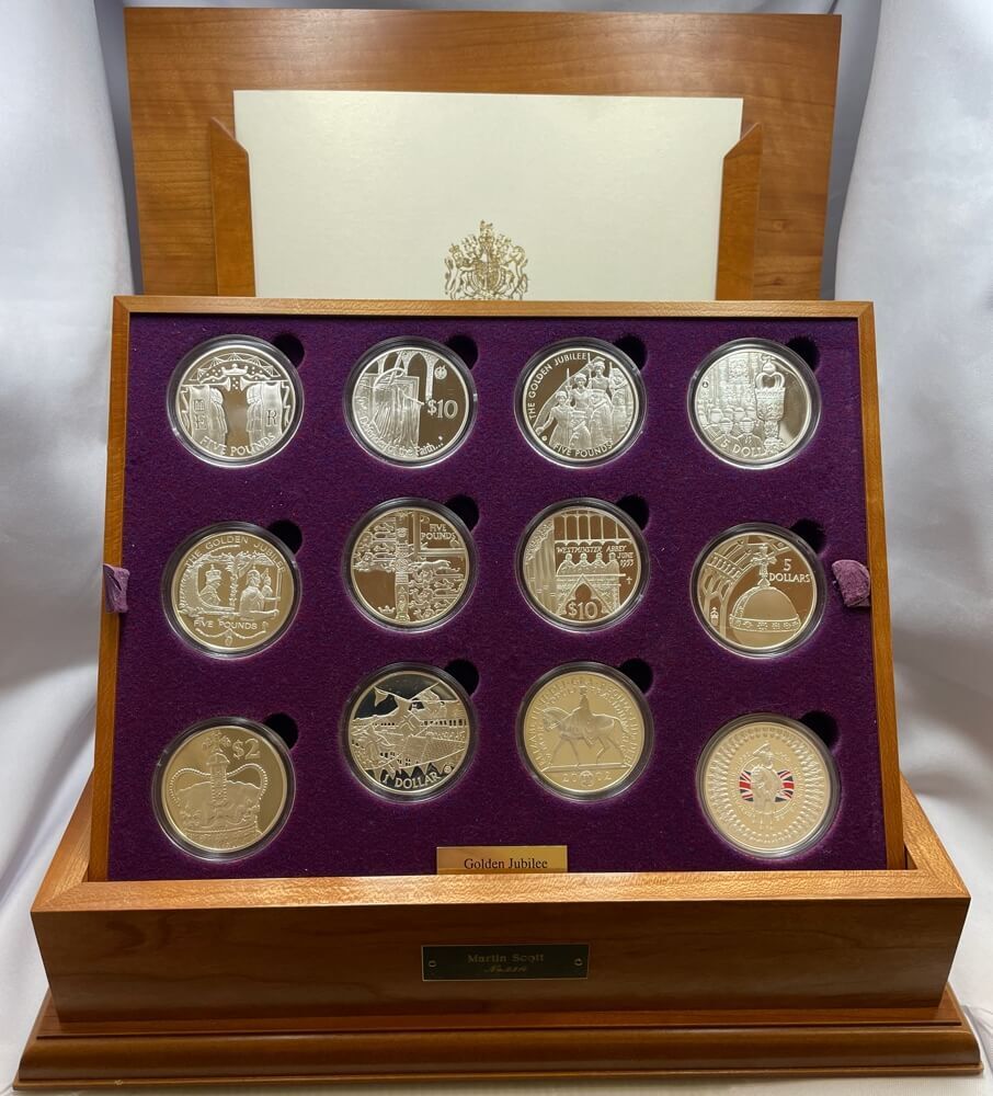 United Kingdom 2002 Silver Proof 24 Coin Golden Jubilee Collection product image
