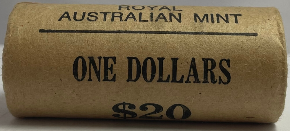 1984 One Dollar Coin Mint Roll Mob of Roos Tails/Tails product image