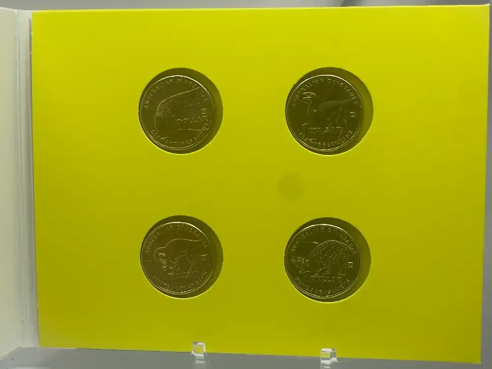 2022 $1 Four Coin Mintmark & Privy Mark Set - Dinosaurs Down Under product image