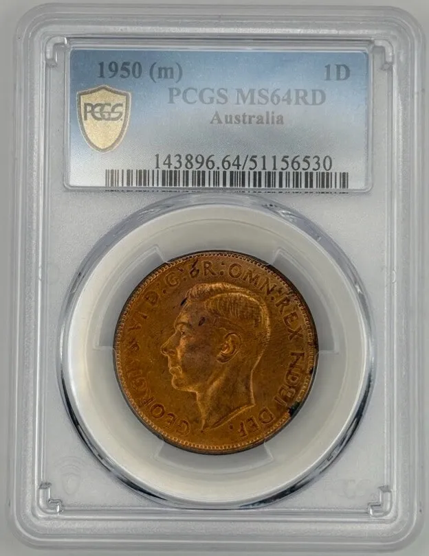 1950 Penny Choice Unc PCGS MS64RD product image