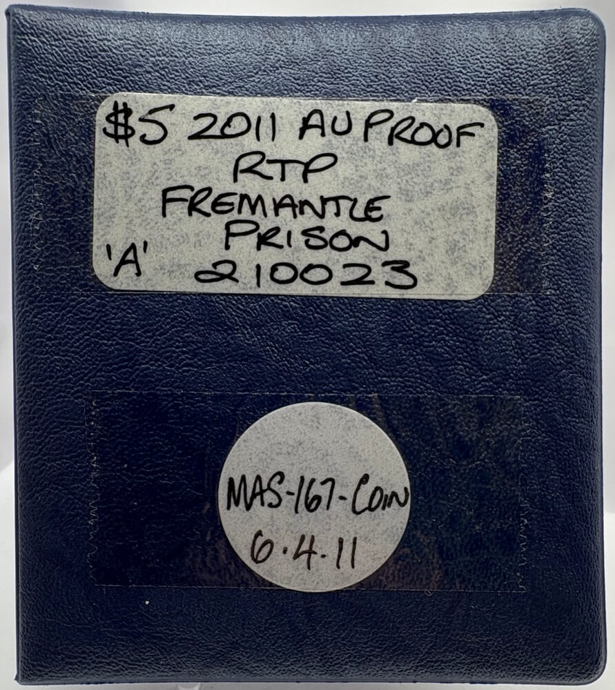 2011 Gold 5 Dollar Proof Coin Fremantle Prison ex RAM Master Collection product image
