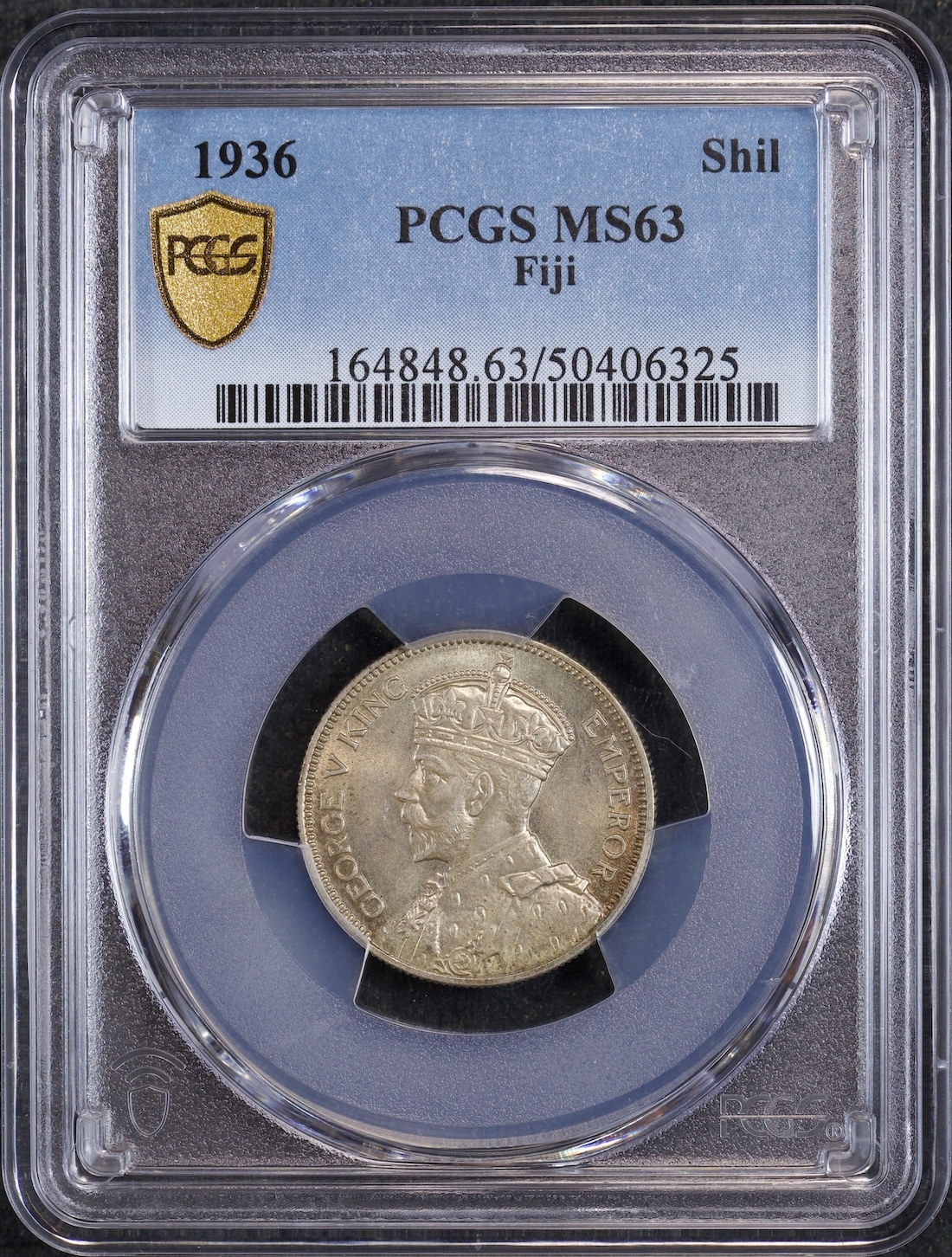 Fiji 1936 Silver Shilling KM#4 PCGS MS63 product image