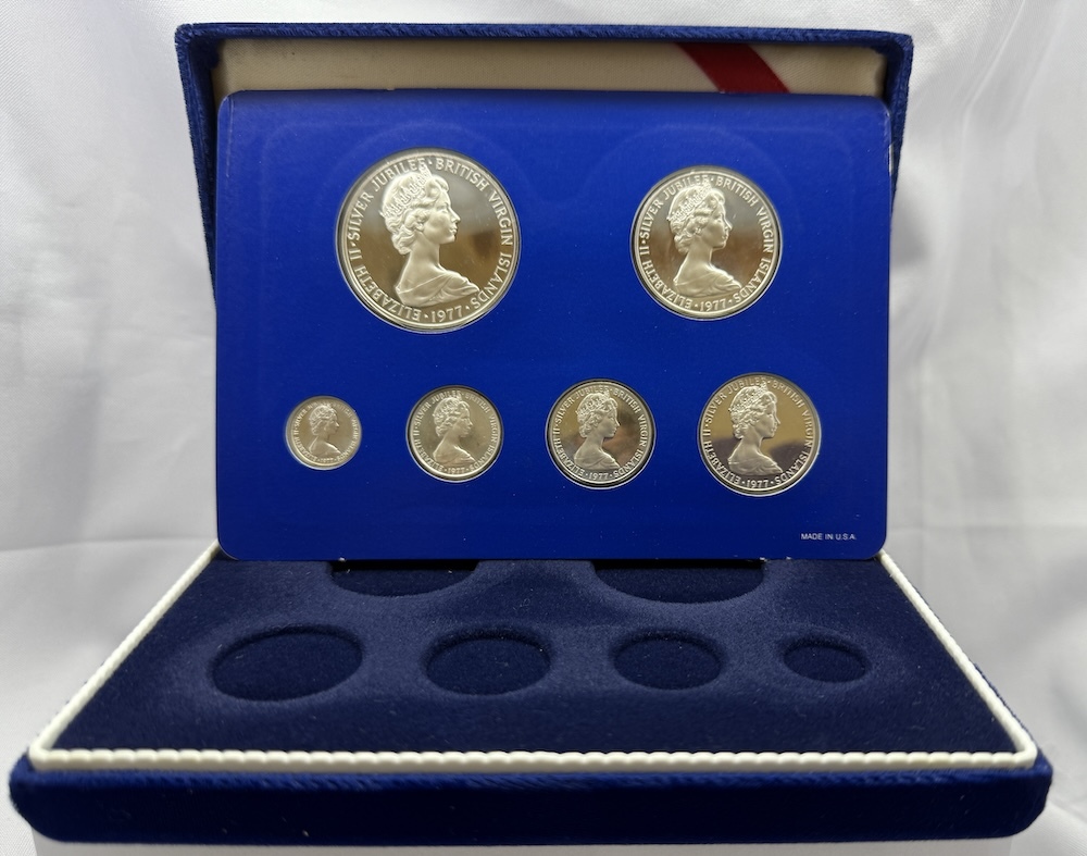 British Virgin Islands 1977 Silver Proof Coin Set  product image