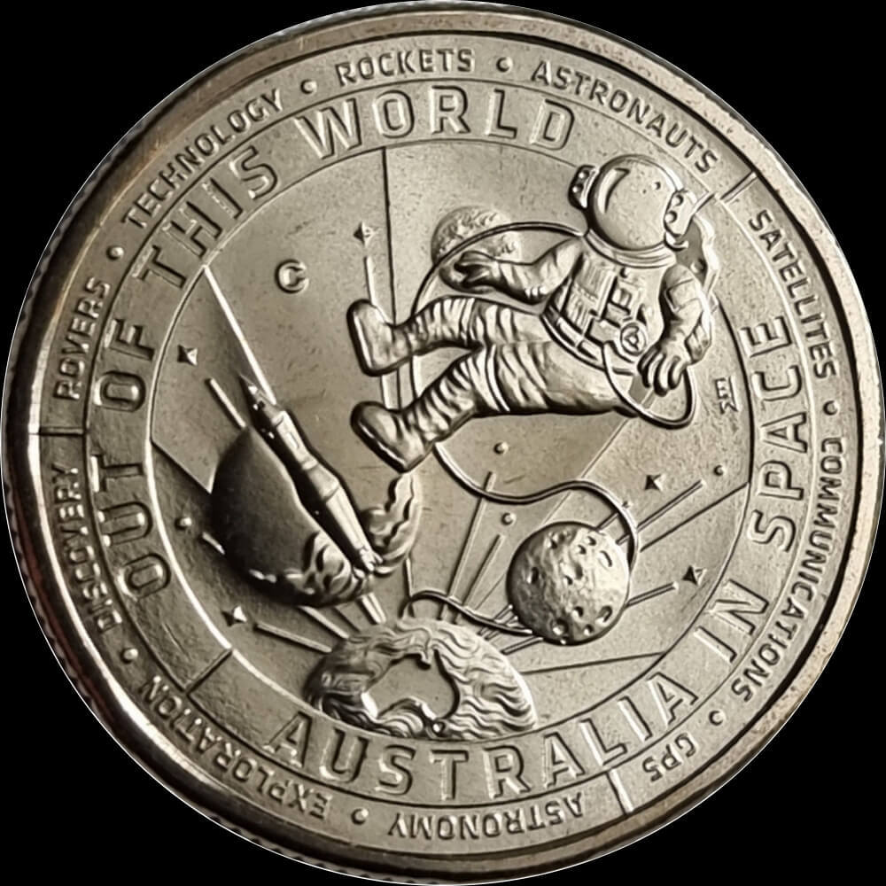2024 1 Dollar Uncirculated Coin C Mintmark Australia in Space product image