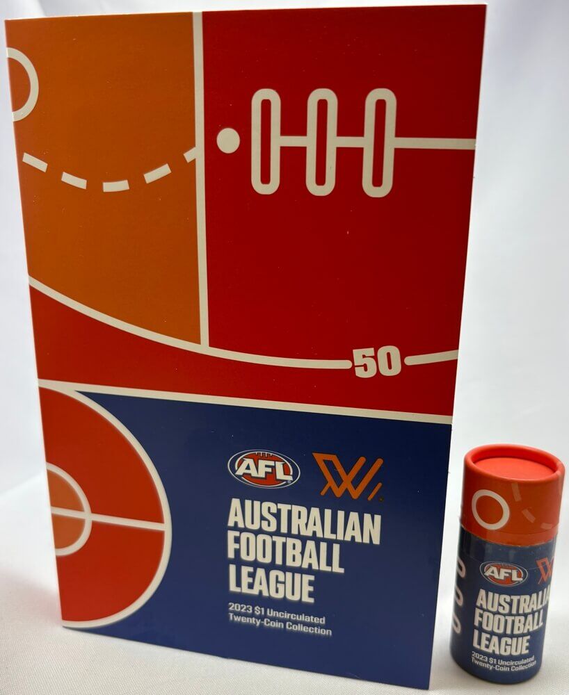 2023 $1 20 Coin Set in Folder AFL - Sealed Tube product image