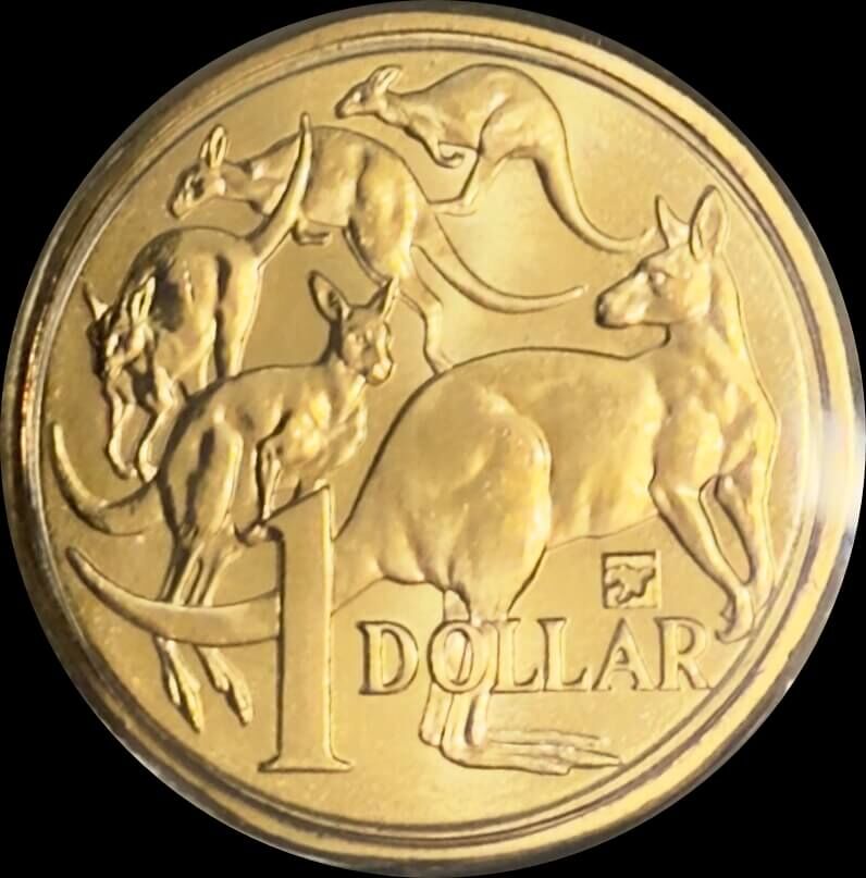 2025 One Dollar Mob of Roos Melbourne Money Expo Privy Mark product image