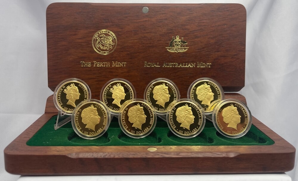 Sydney 2000 Gold Olympic Proof 8 Coin Set product image
