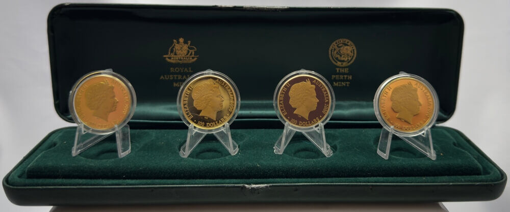 Australia Sydney 2000 Gold Olympic Proof 4 Coin Pictogram Set product image