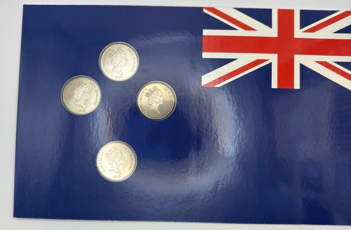 New Zealand 1998 Brilliant Uncirculated 4 Coin Set - Pride in New Zealand product image