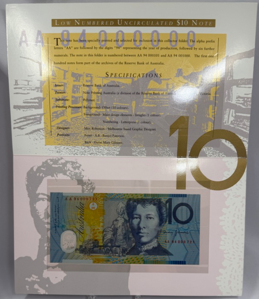 1994 Annually Dated Banknote Set Premium product image