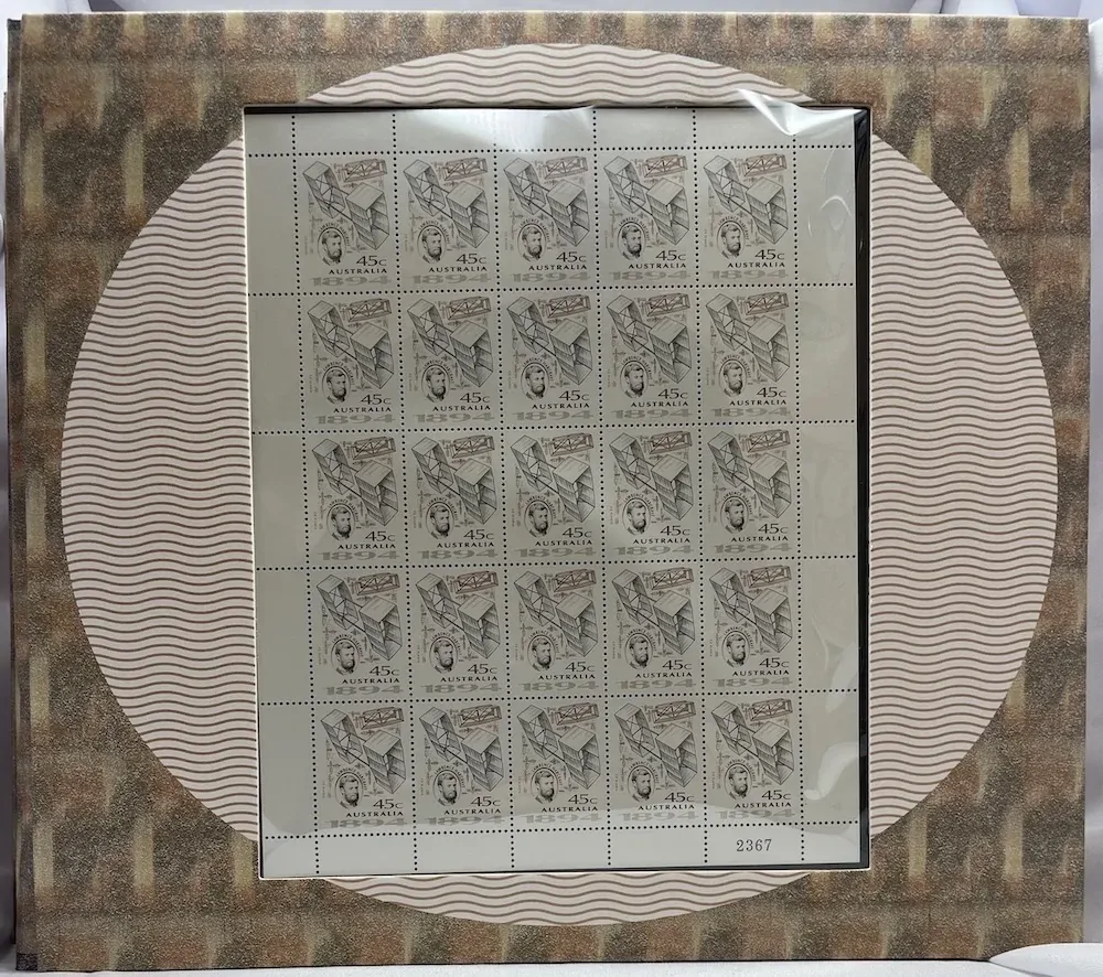 1994 Twenty Dollar Note & Stamp Set Deluxe Hargrave product image