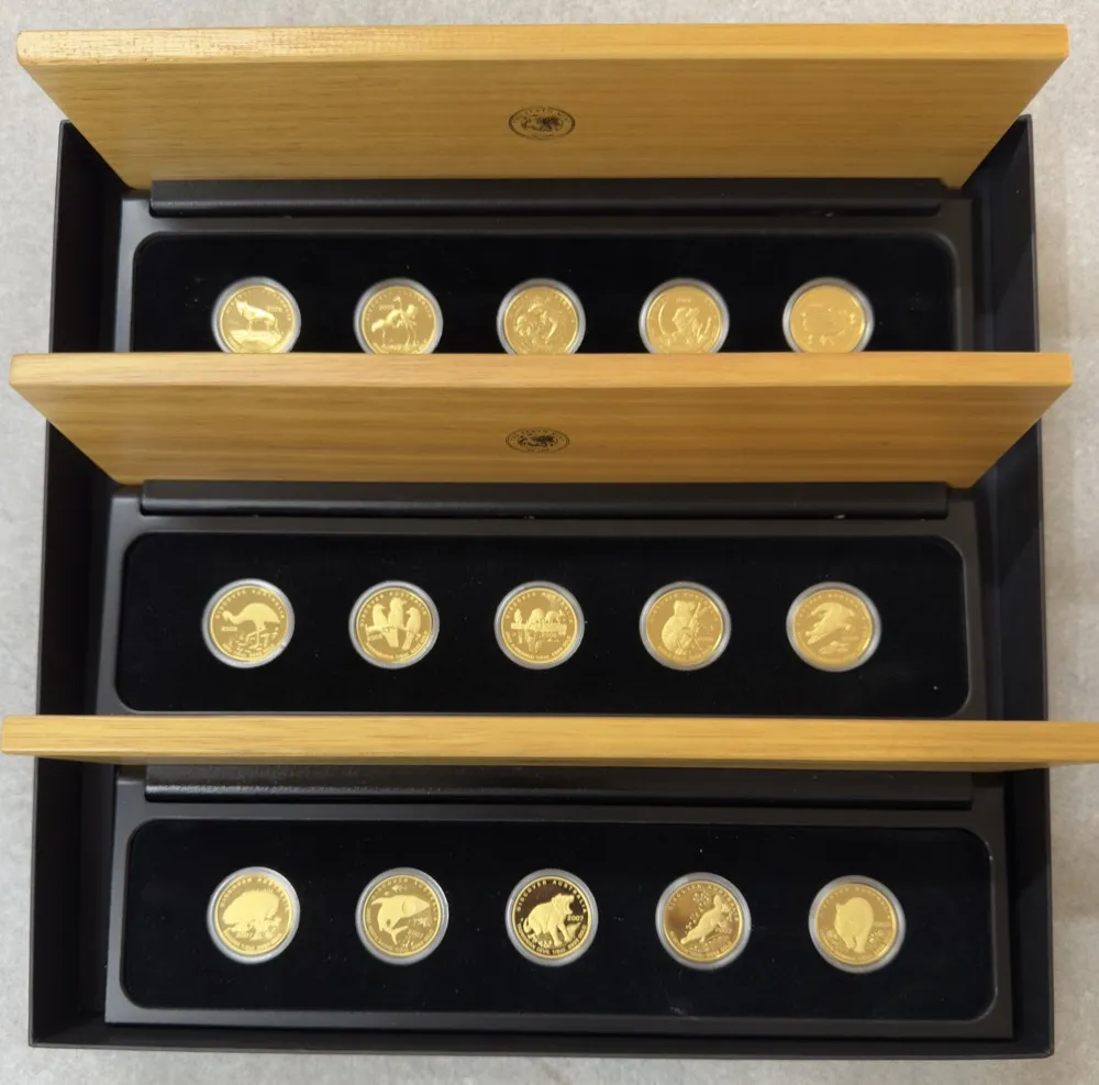 2006 2008 Gold 1/2ozt Five Coin Sets Discover Australia product image