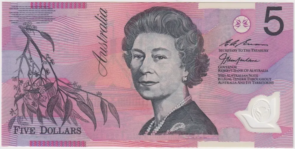 1997 Five Dollar Folder Hong Kong Handover  product image