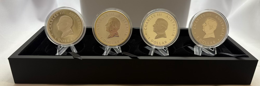 2024 Silver One Ounce 4 Coin Set 125th Anniversary Typeset Collection product image