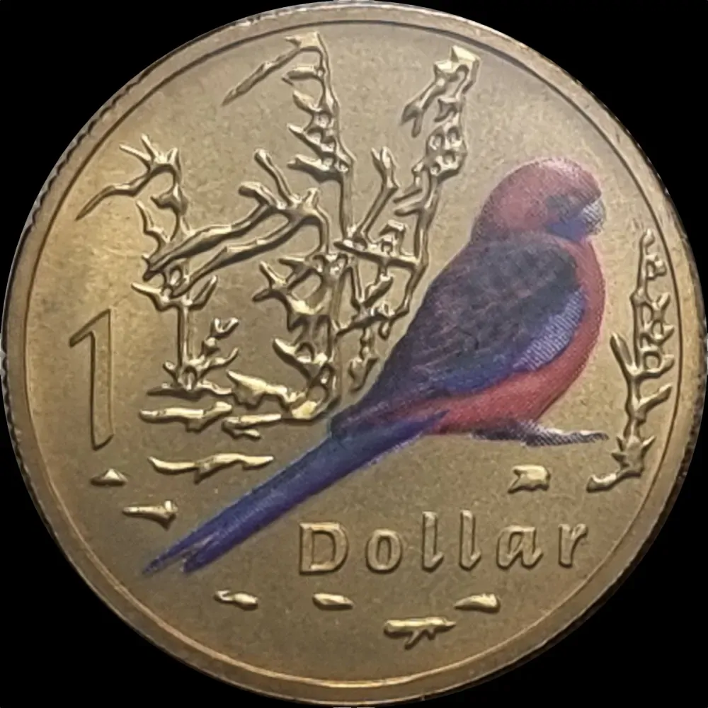 2011 1 Dollar Uncirculated Coin Air Series Crimson Rosella product image