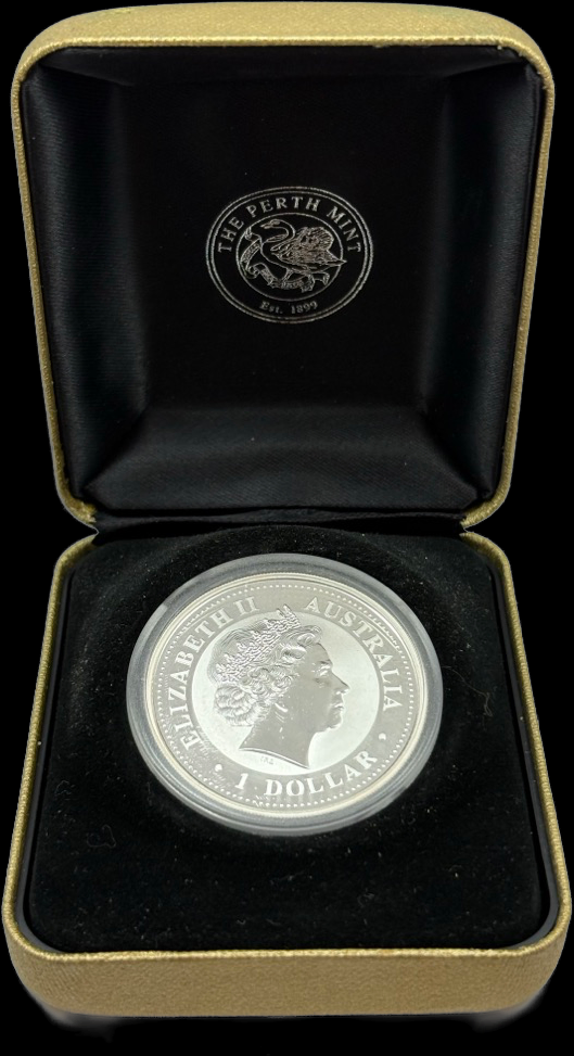 2006 Silver 1oz Gilded Lunar Coin  - Year of the Dog product image