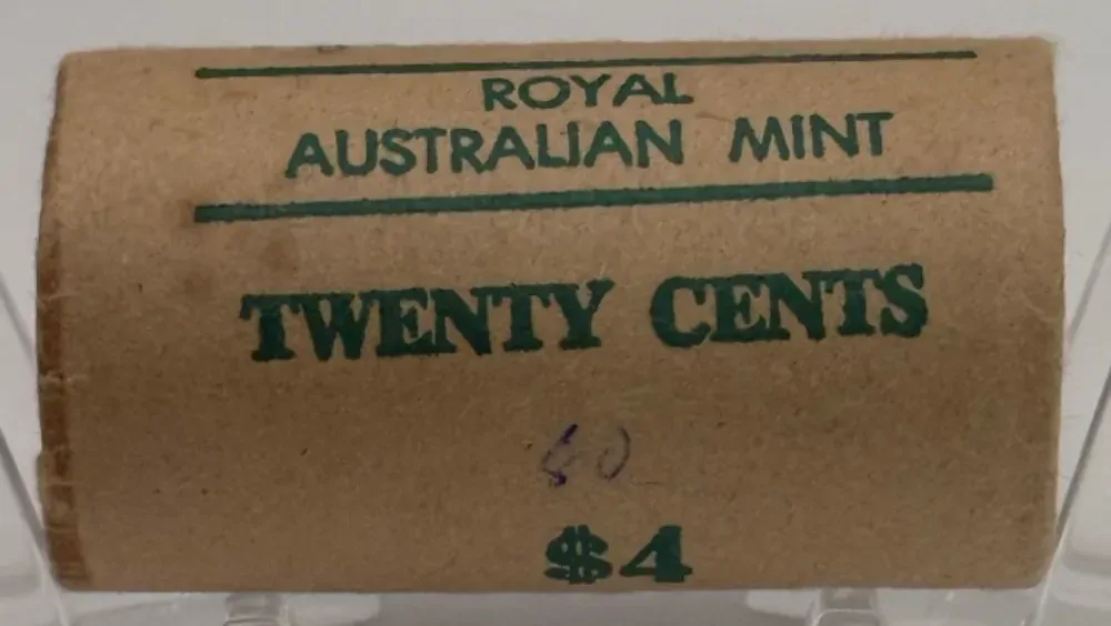 1980 Australian 20 Cent Mint Roll | Heads Tails product image
