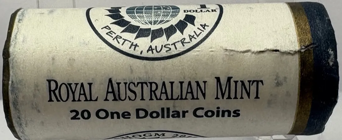 2011 1 Dollar Coin Mint Roll CHOGM Perth Tails/Tails product image