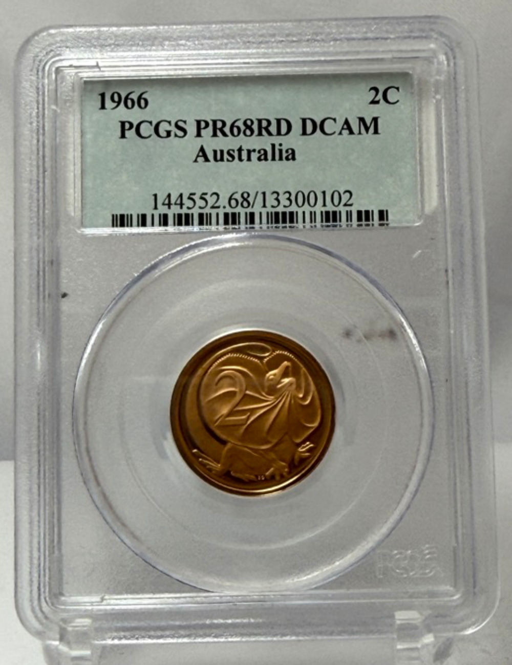 1966 Two Cents Proof Coin PCGS PR68DCAM product image