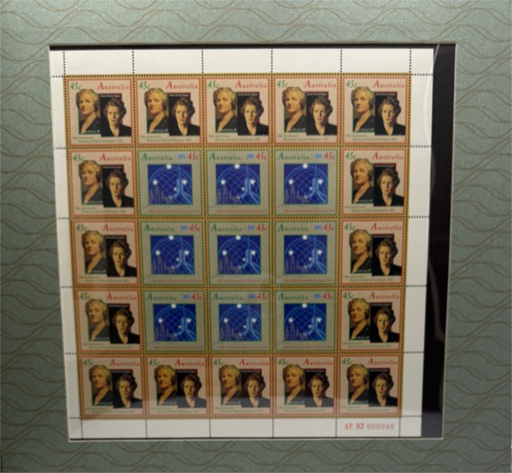 1993 10 Dollar Premium Note & Stamp Set - Eminent Women product image