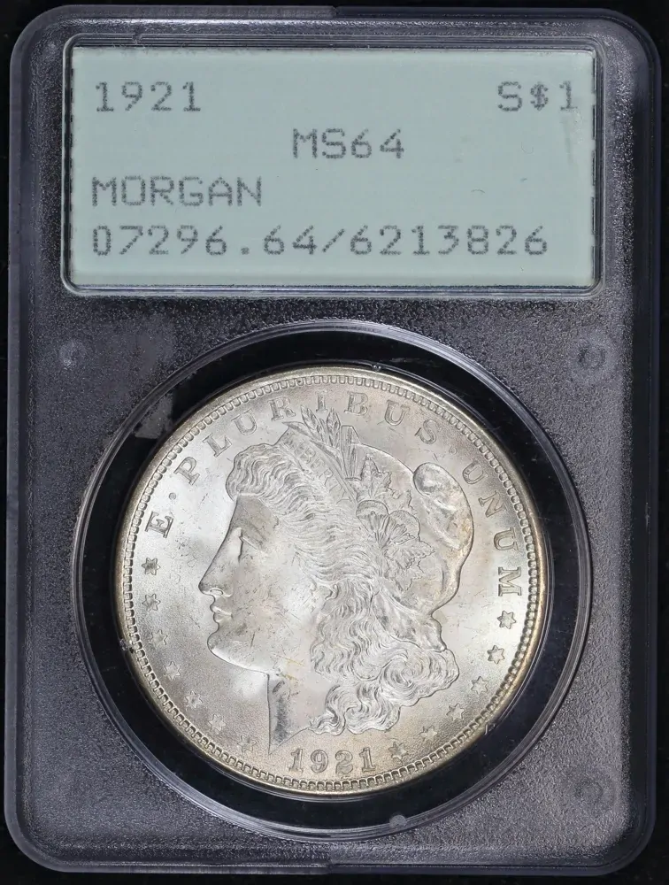 United States 1921-S Silver Morgan Dollar PCGS MS64 product image