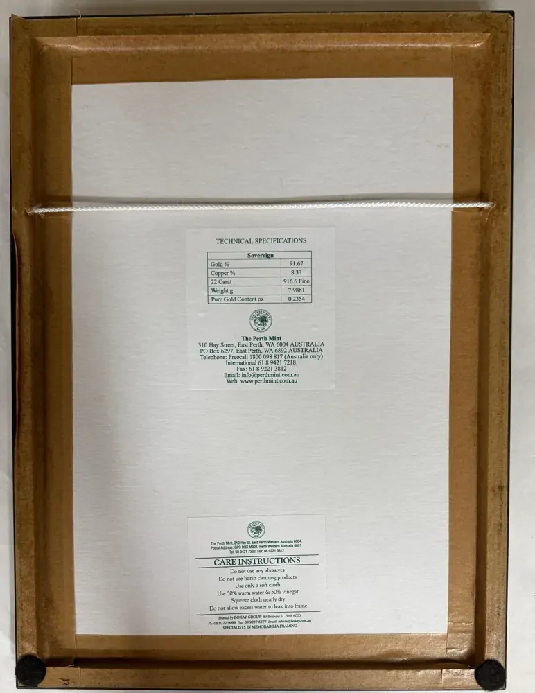 2000 Perth Mint Gold Sovereign Remembrance Day Set product image