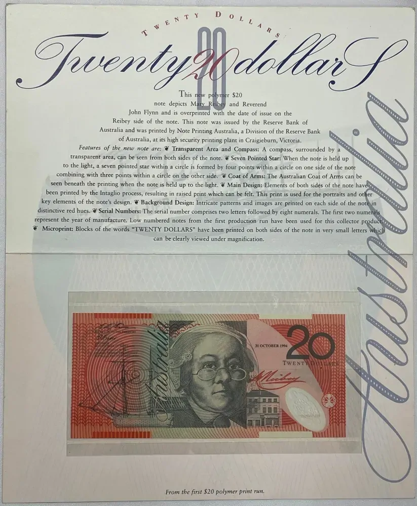 1994 20 Dollar First Day of Issue Folder Standard product image