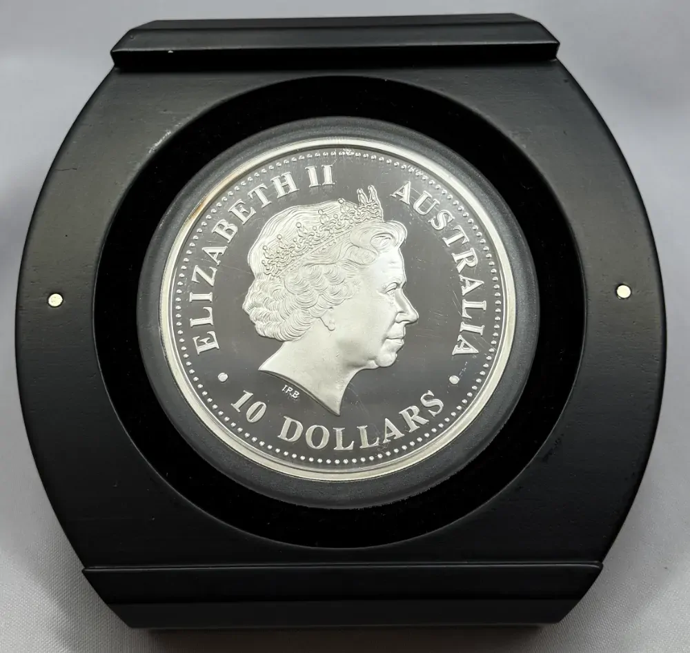 2003 Silver 10oz Proof Coin - Evolution of the Alphabet product image