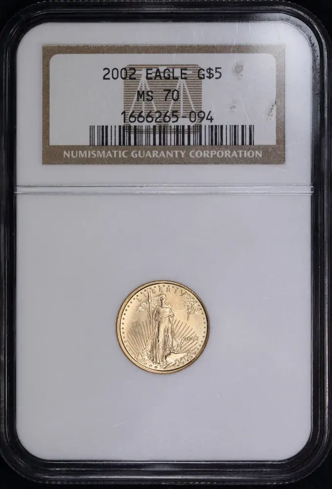 United States 2002 Gold 5 Dollars Gold Eagle Uncirculated product image