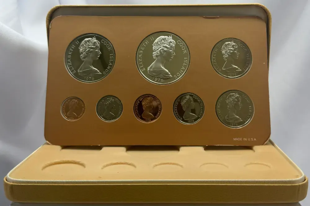 Cook Islands 1976 Proof Coin Set product image