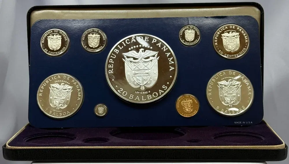 Panama 1981 Silver Proof Coin Set product image