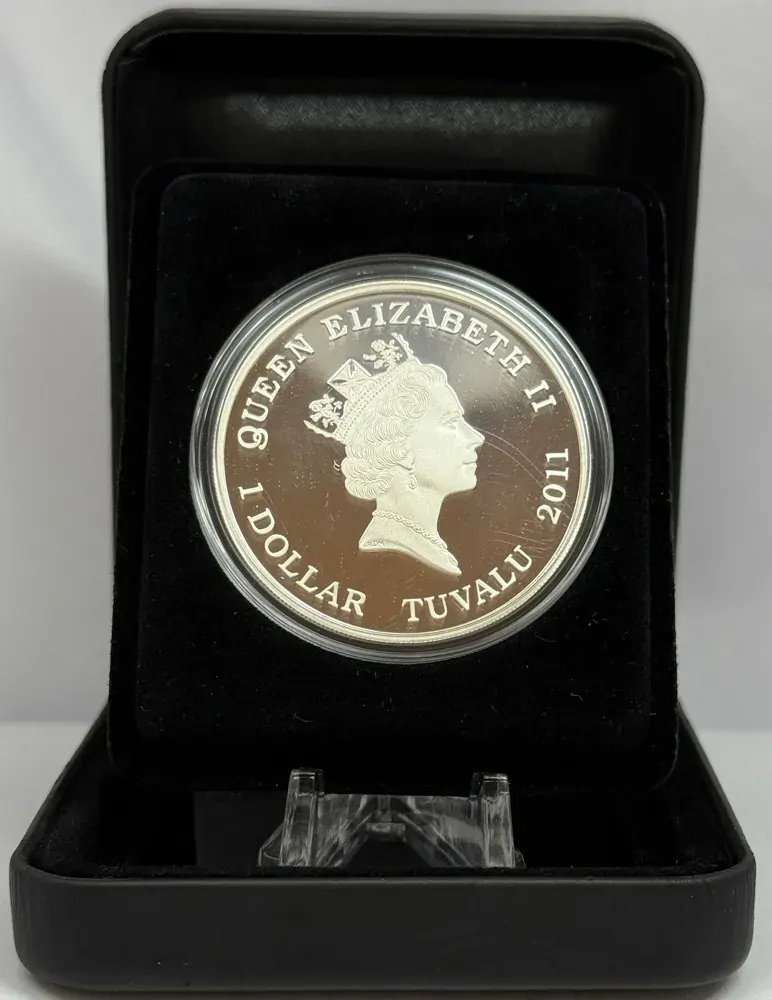 Tuvalu 2011 Silver 1oz Proof Coin Wildlife in Need Panda product image