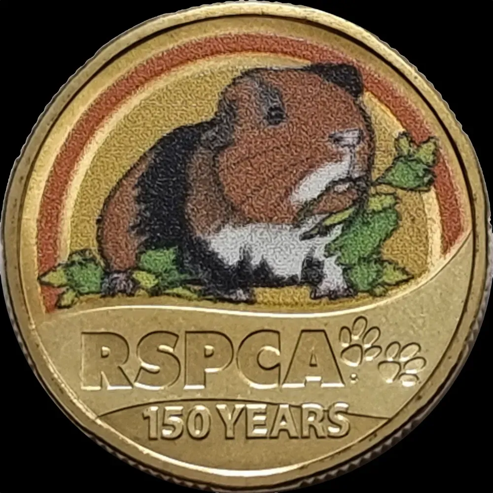 2021 1 Dollar Uncirculated Coin RSPCA Guinea Pig product image
