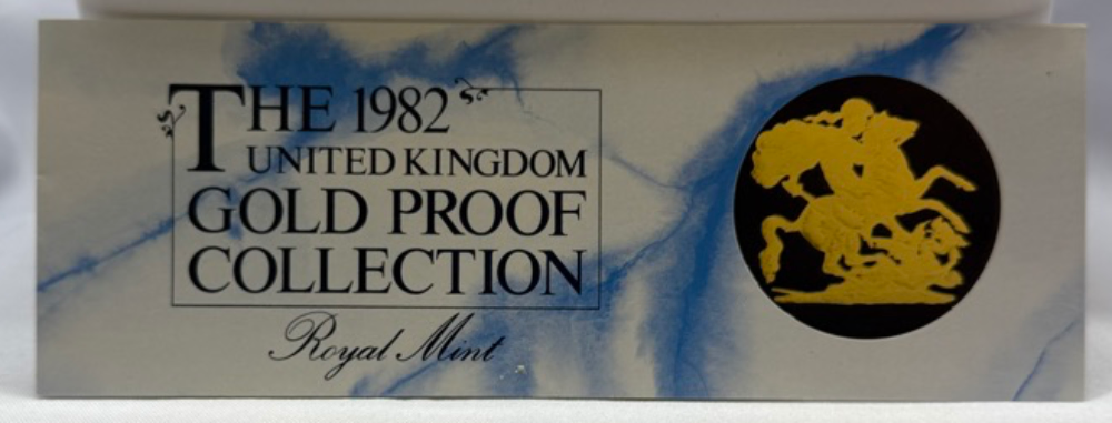 Great Britain 1982 Gold Four Coin Proof Set product image