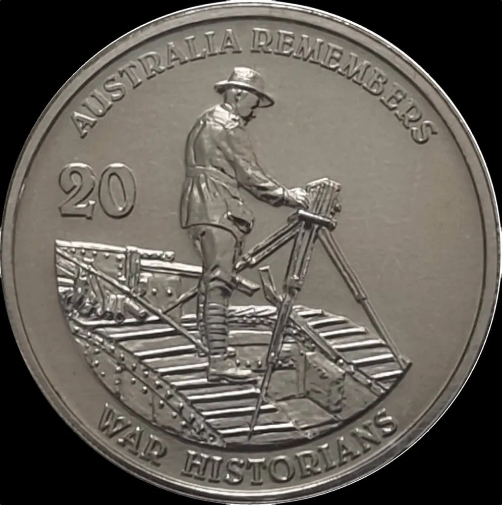 2011 20 Cent Uncirculated Coin Australia Remembers War Historians product image