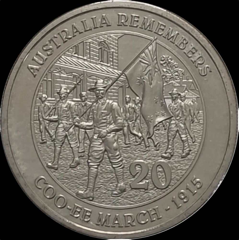 2015 20 Cent Uncirculated Coin Australia Remembers Coo-ee March product image