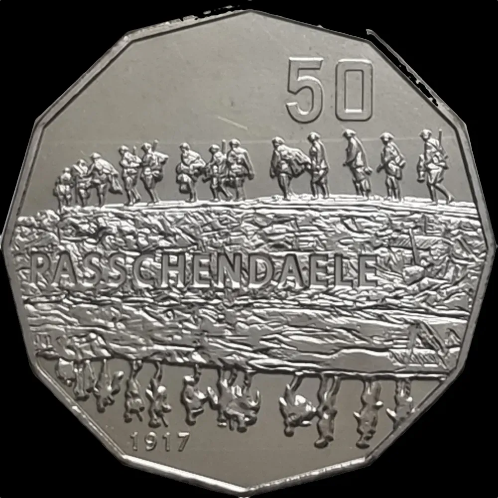 2017 50 Cent Uncirculated Coin The Western Front Passchendaele product image