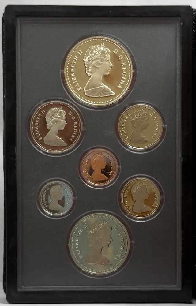 Canada 1981 7 Coin Proof Set Trans-Canada Railway product image