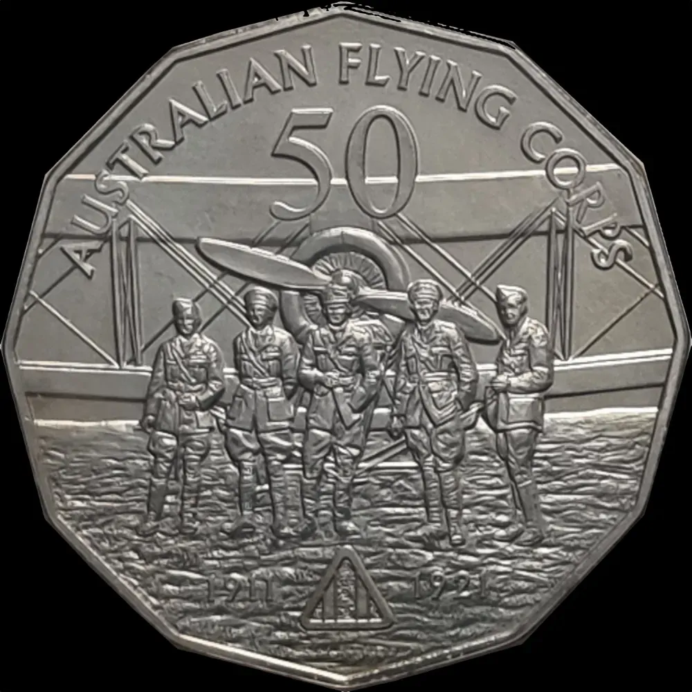 2014 50 Cent Uncirculated Coin Australia At War - Australian Flying Corps product image
