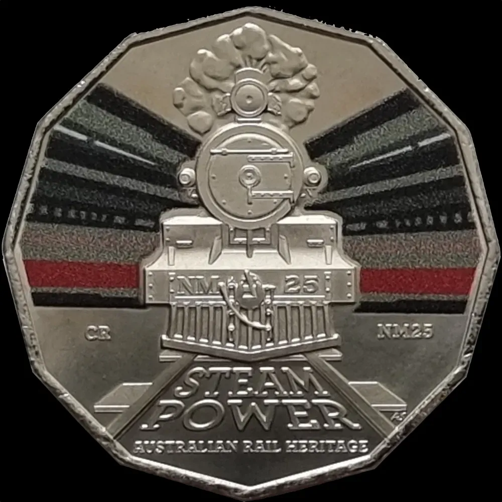 2022 50 Cent Uncirculated Coin Steam Power Commonwealth Railways product image